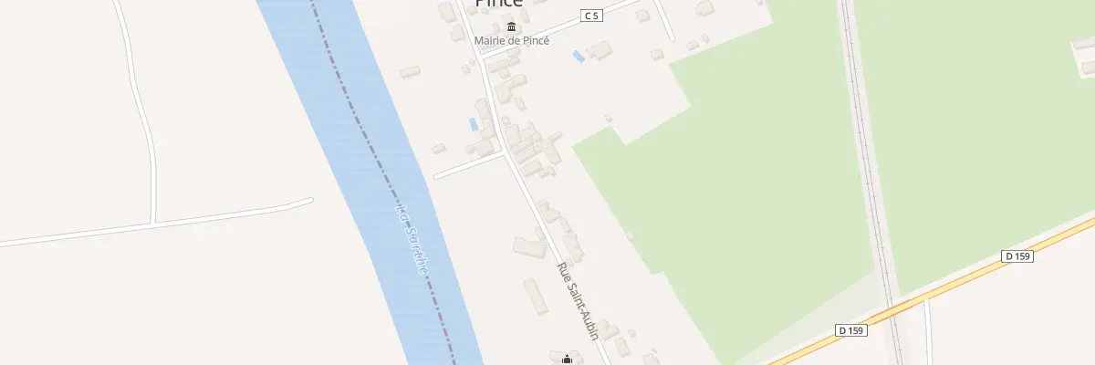 Plan du 19 Rue Saint Aubin à Pincé
