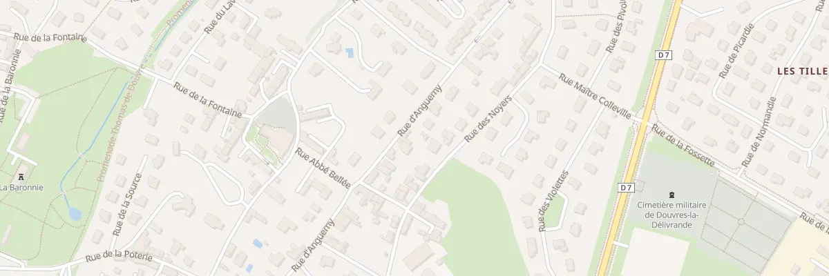 Plan du 55 Rue d’Anguerny à Douvres-la-Délivrande