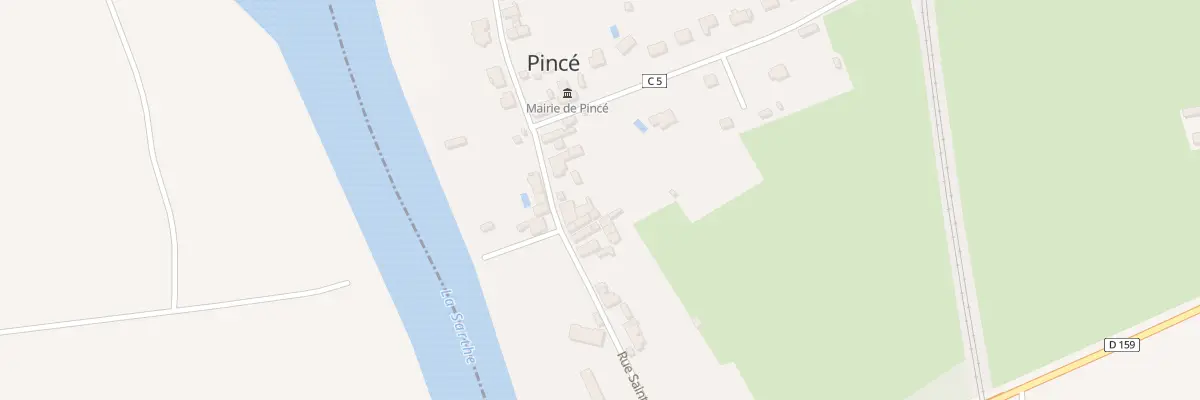 Plan du 9 Rue Saint Aubin à Pincé
