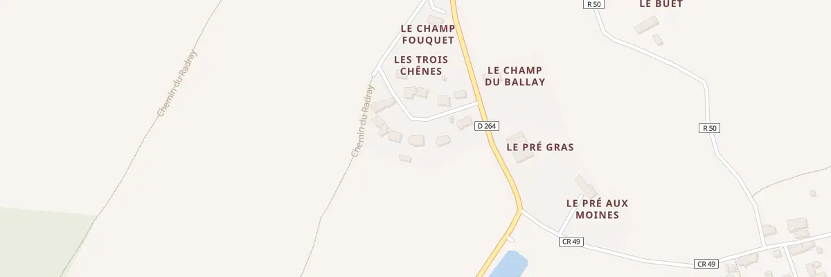 Plan du 5 Lot des 3 Chenes à Madré
