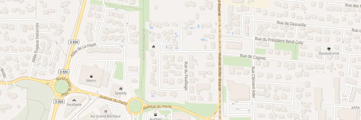 Plan du 2 Rue du Feuillage à Lons
