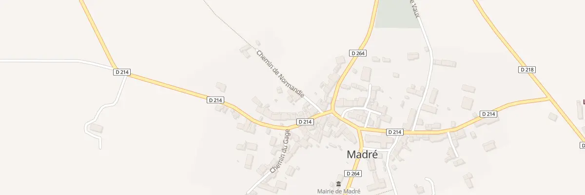 Plan du 3 Che de Normandie à Madré