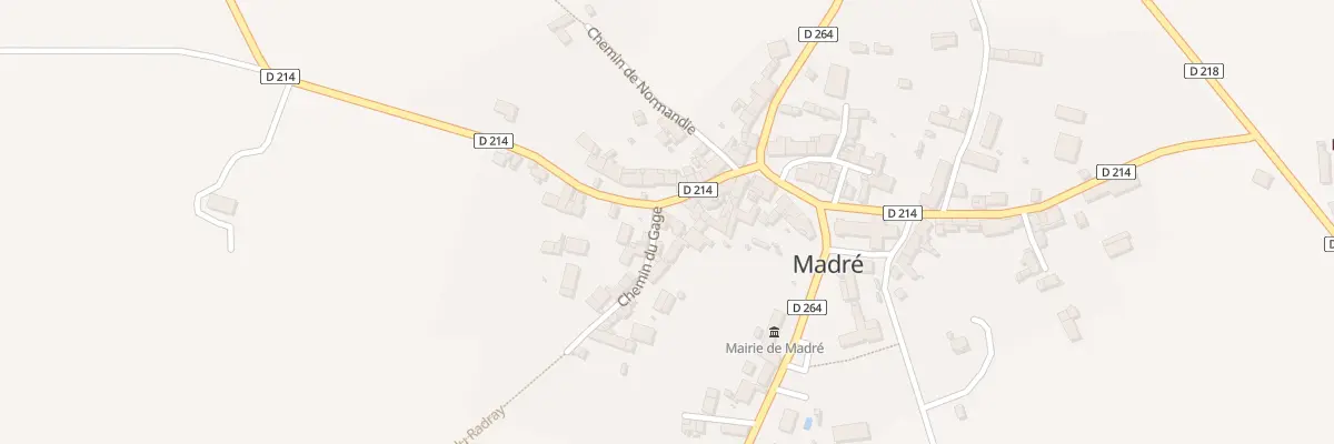 Plan du 1 Che du Gage à Madré