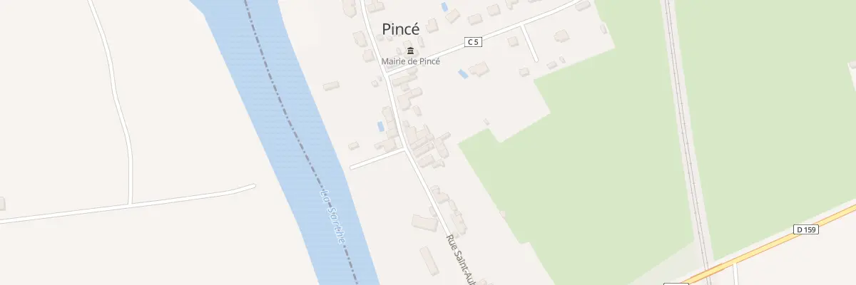 Plan du 15 Rue Saint Aubin à Pincé