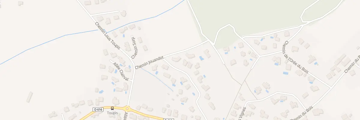 Plan du 14 Che de Jouandot à Sauvagnon