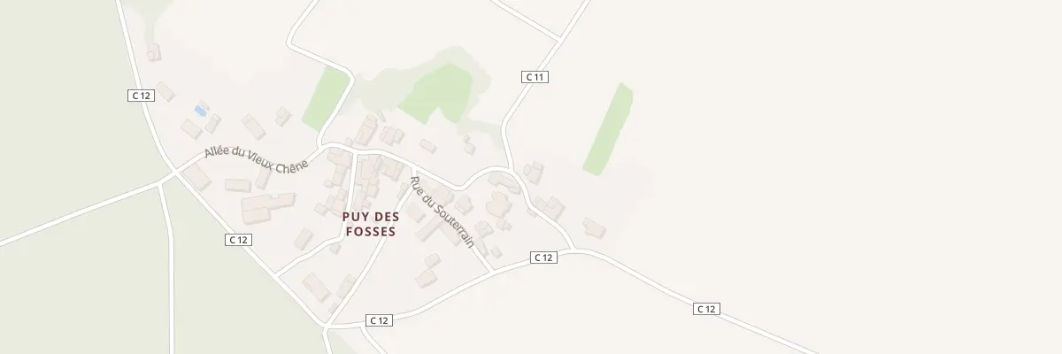 Plan du 5 All du Vieux Chêne le Puy aux Fosses