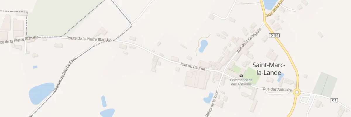 Plan du 8 Rue du Baume à Saint-Marc-la-Lande