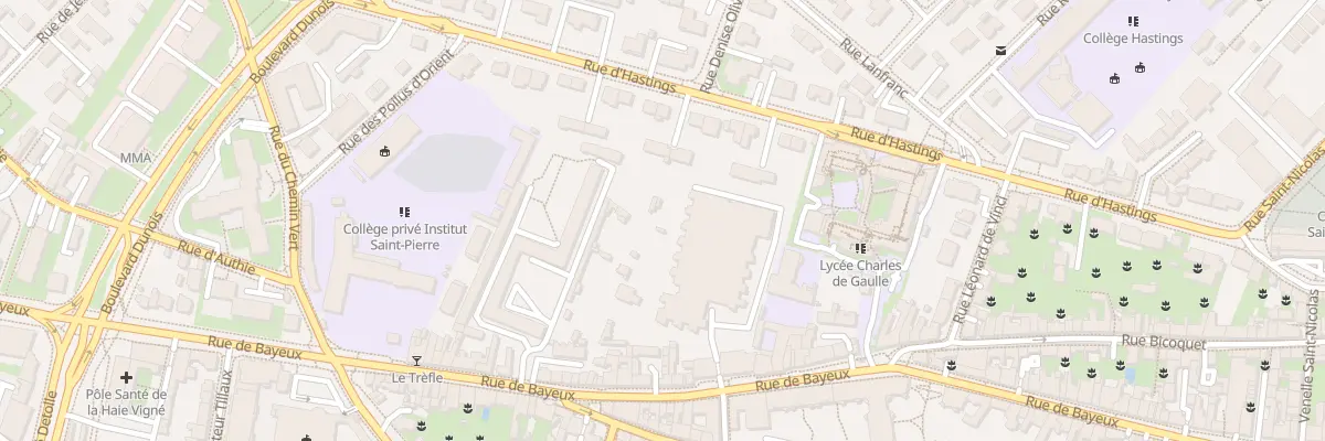 Plan du 104 Rue de Bayeux à Caen