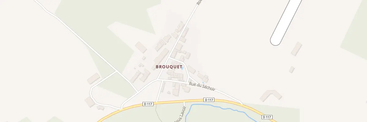 Plan du 3B Brouquet-Est à Illats