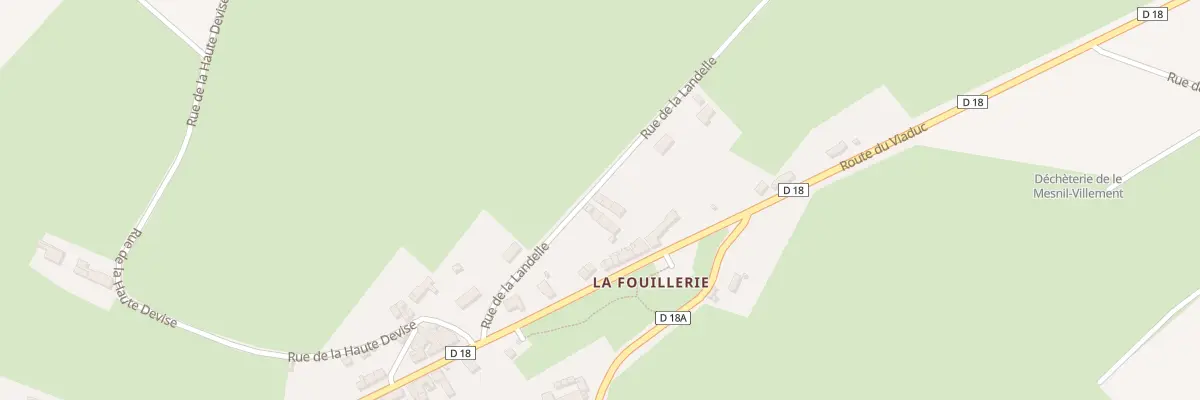 Plan du 943 Rue de la Landelle au Mesnil-Villement