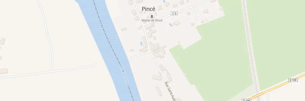 Plan du 7 Rue Saint Aubin à Pincé