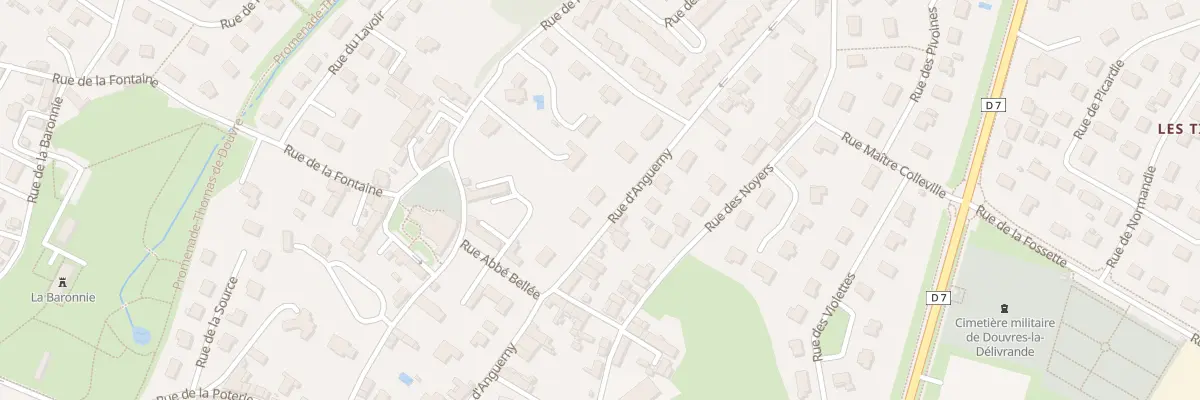 Plan du 44 Rue d’Anguerny à Douvres-la-Délivrande