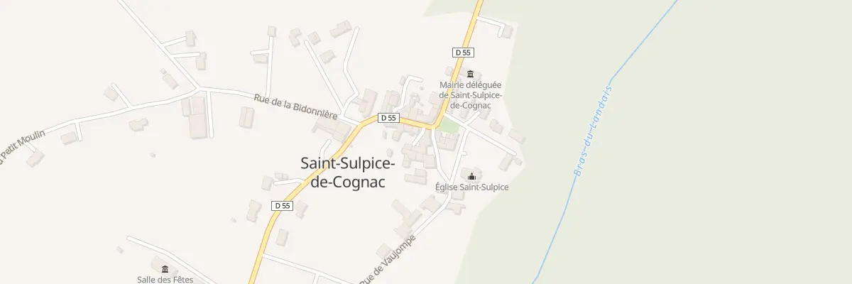 Plan du 2 Rue de Vaujompe à Val-de-Cognac