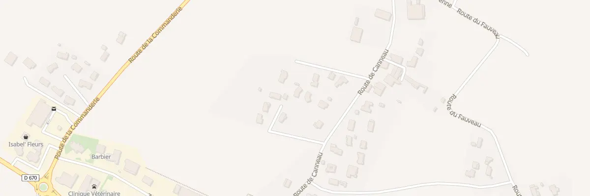 Plan du 550 Rte de Canneau à La Lande-de-Fronsac