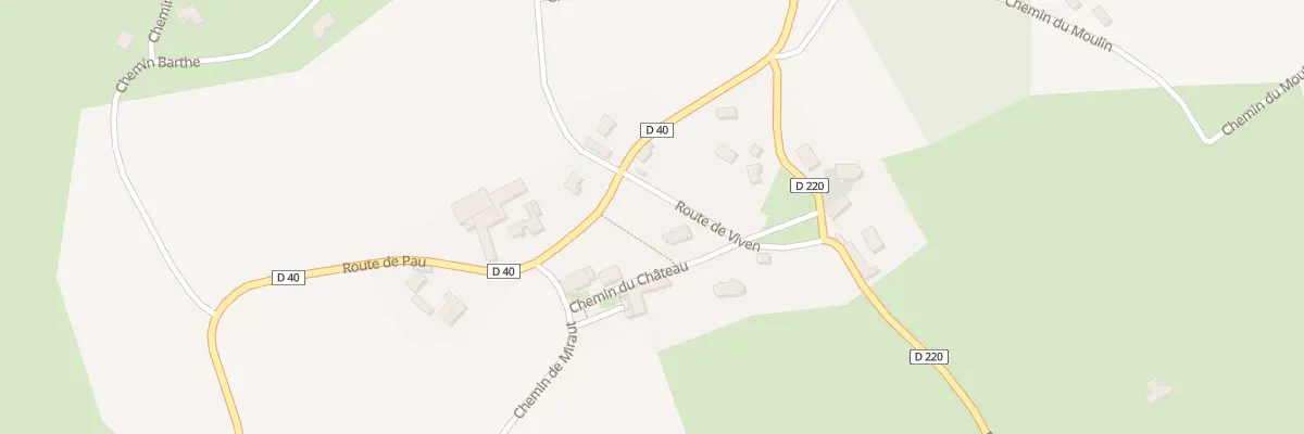 Plan du 11 Che du Chateau à Auga
