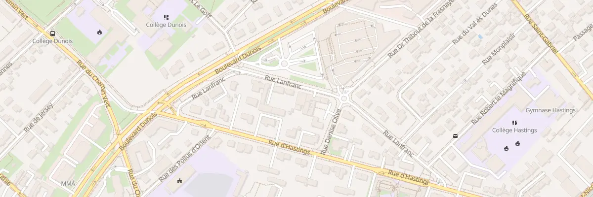Plan du 21B Rue Lanfranc à Caen