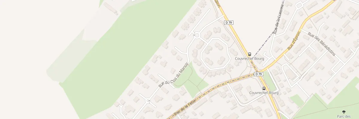 Plan du 12 Rue du Clos du Manoir à Saint-Contest