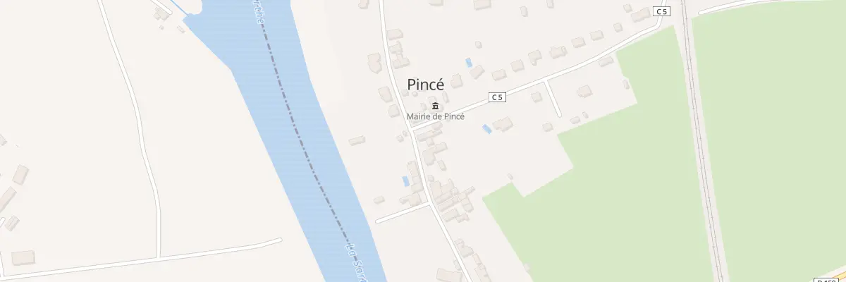Plan du 1 Rue Saint Aubin à Pincé
