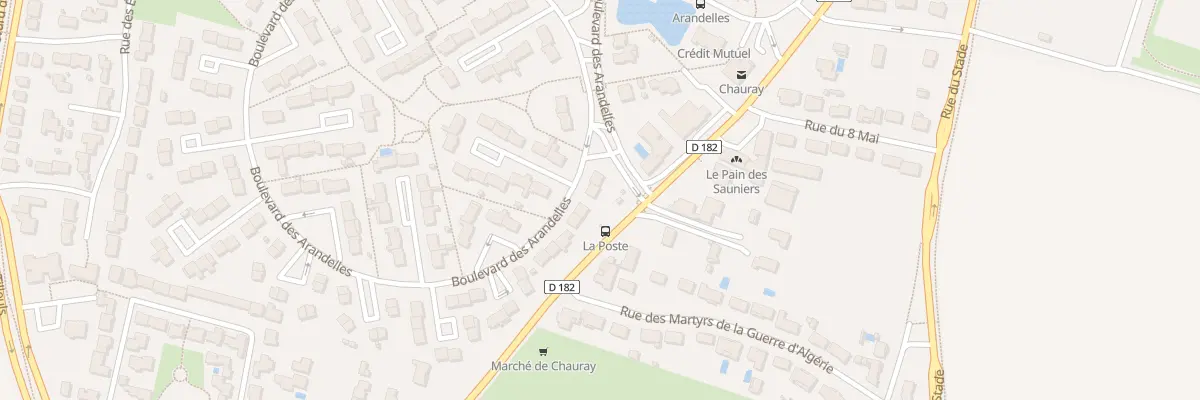 Plan du 3 Bd des Arandelles à Chauray