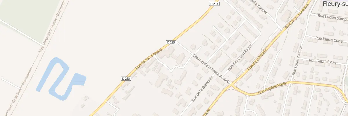 Plan du 11 Rue de la Fosse Accart à Fleury-sur-Orne