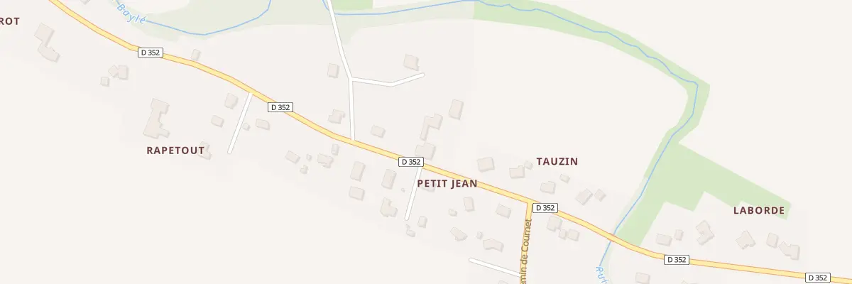 Plan du 2820 Rte de Grenade à Renung