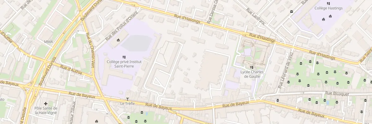 Plan du 126T Rue de Bayeux à Caen