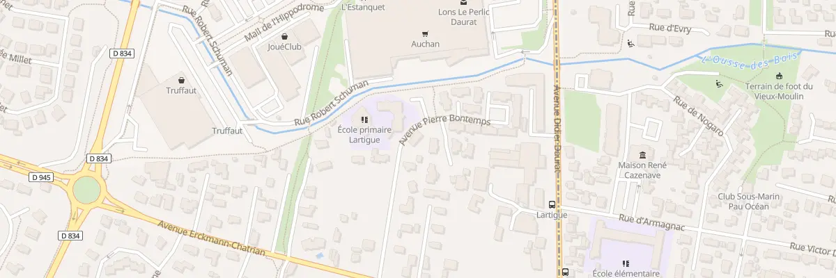 Plan du 32 Av Pierre Bontemps à Lons