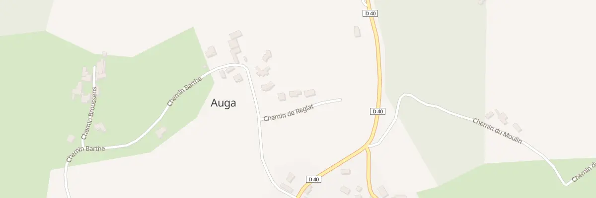 Plan du 3 Che de Réglat à Auga