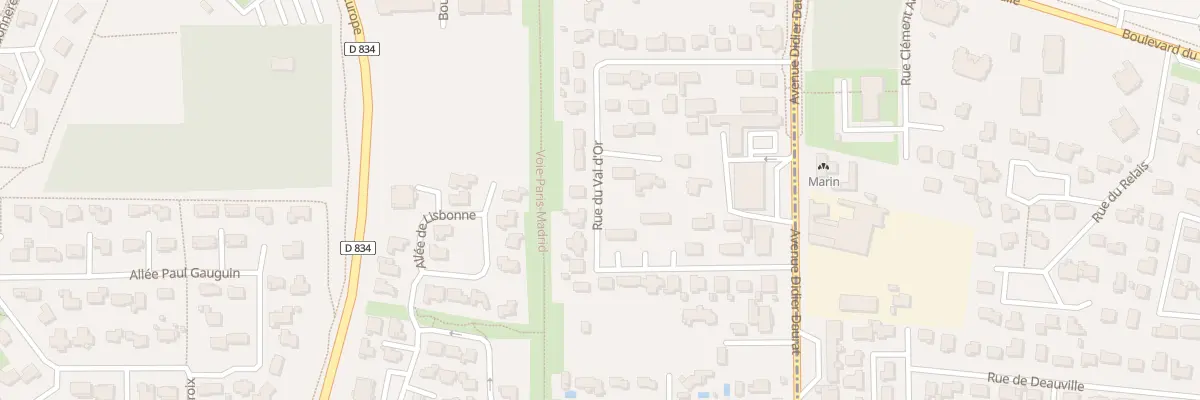 Plan du 12 Rue du Val d’Or à Lons