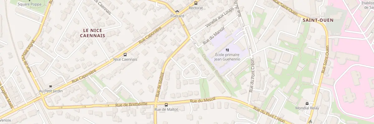 Plan du 3 Rue des Fraisiers à Caen