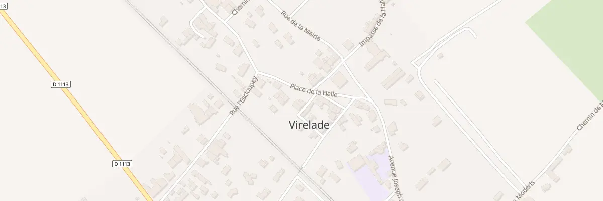 Plan du 11 Pl de la Halle à Virelade