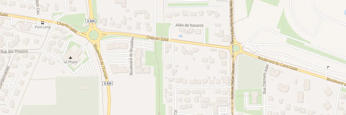 Plan du 11 Che Salié à Lons