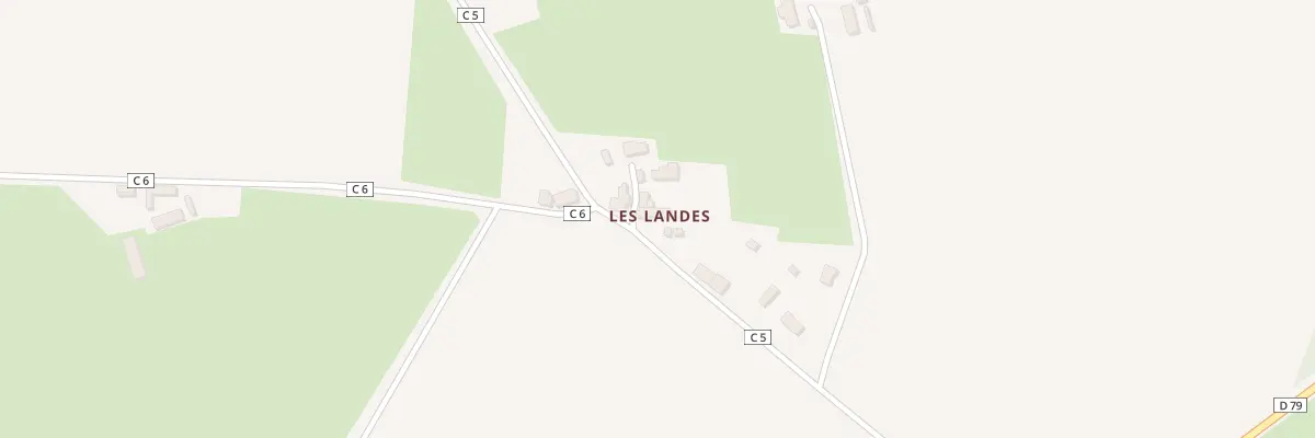 Plan du 10 Les Landes à Auvers-le-Hamon