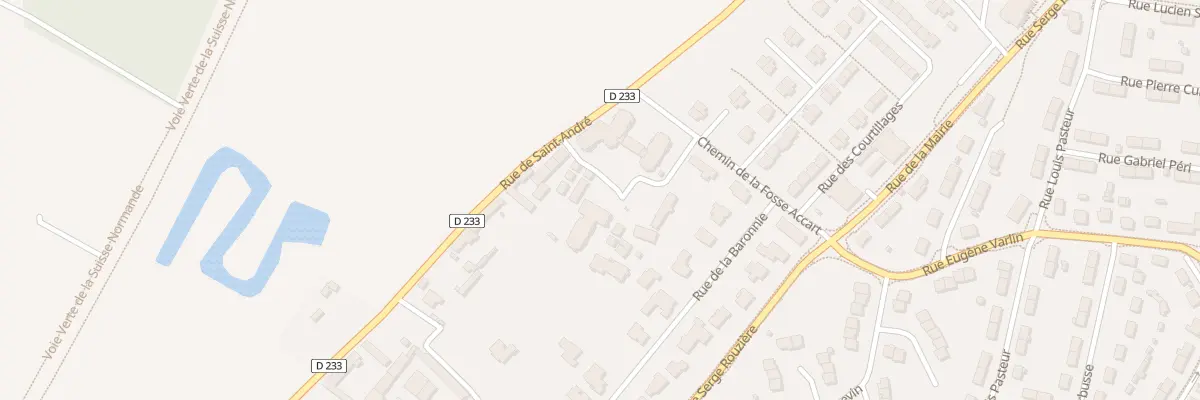 Plan du 13 Rue de la Fosse Accart à Fleury-sur-Orne