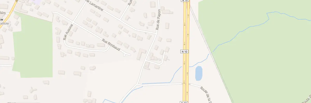 Plan du 812 Rue de Papon à Cavignac