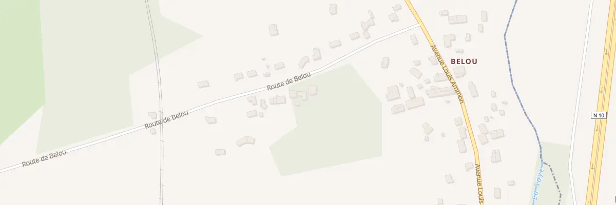Plan du 32 Belou à Saint-Mariens