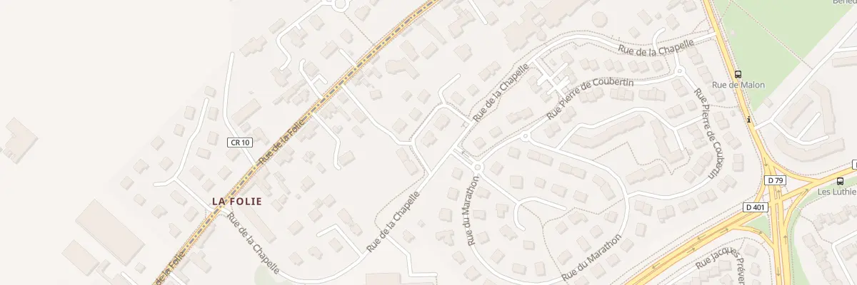 Plan du 30 Rue de la Chapelle à Caen