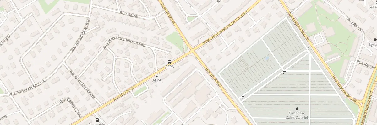 Plan du 74 Rue de Cussy à Caen