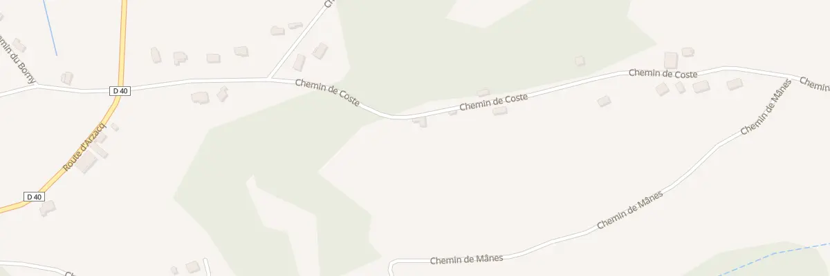 Plan du 9956 Che de Coste à Viven