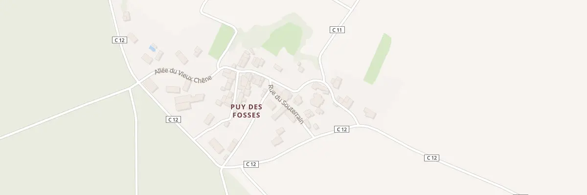 Plan du 3 Rue du Souterrain Le Puy aux Fosses