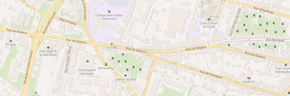 Plan du 120 Rue de Bayeux à Caen