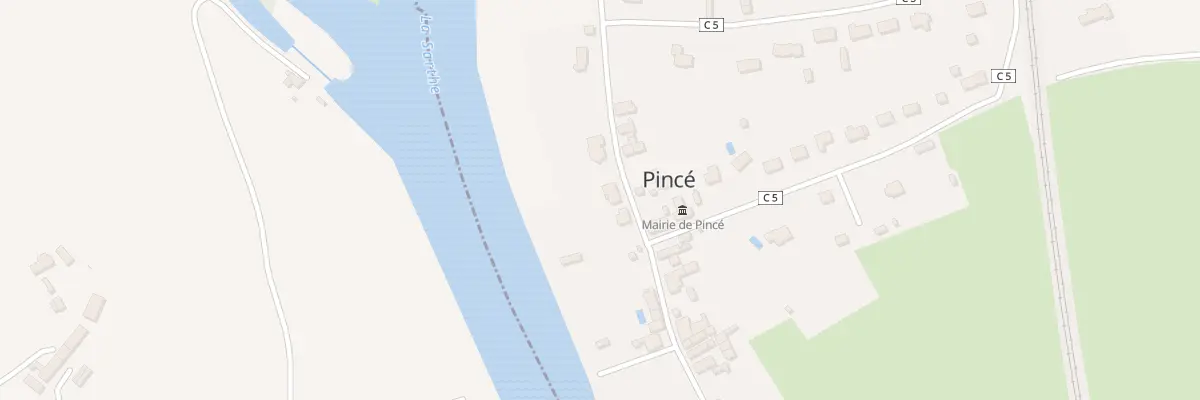 Plan du 28 Rue de Beffes à Pincé