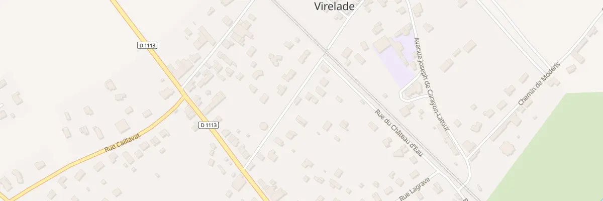 Plan du 12 Rue du Château d’Eau à Virelade