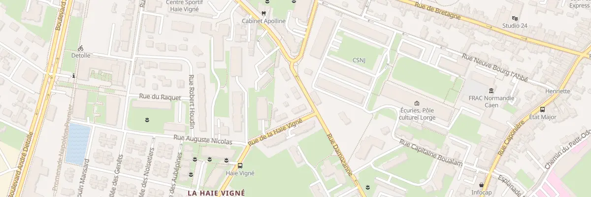 Plan du 19 Rue Damozanne à Caen