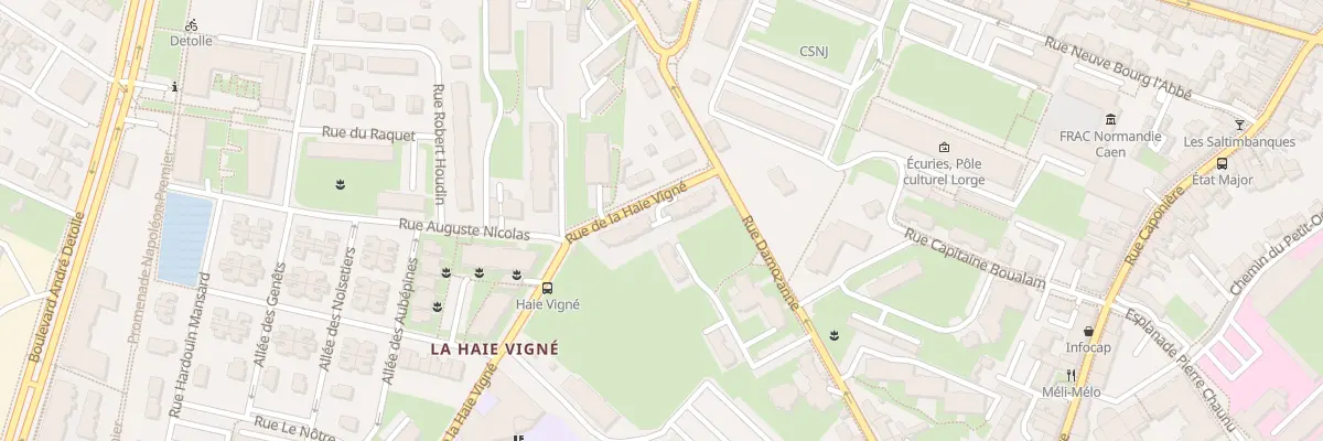 Plan du 1 Rue de la Haie Vigné à Caen