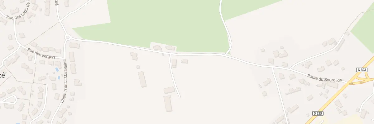 Plan du 5547 Petite Madeleine à Corzé