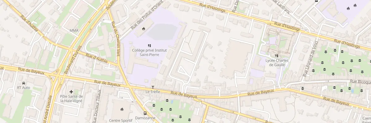 Plan du 126 Rue de Bayeux à Caen