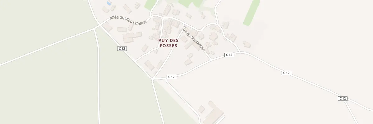 Plan du 17 Rte Puy des Fosses aux Fosses