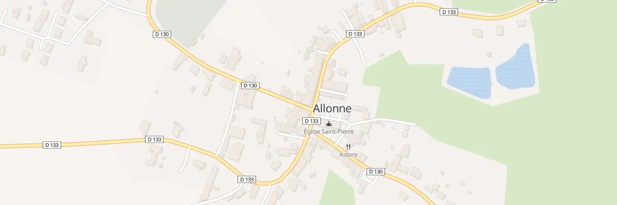 Plan du 2 Rue du Thouet à Allonne