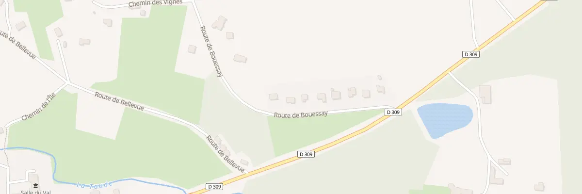 Plan du 13 Rte de Bouessay à Souvigné-sur-Sarthe